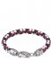 Tommy Hilfiger  Woven Leather Bracelet Multi Red white blue (TJ2790046)